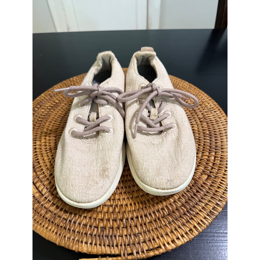 Allbirds Wool Runners Cream Beige Sustainable Sneakers Womens Size 9 WRW9